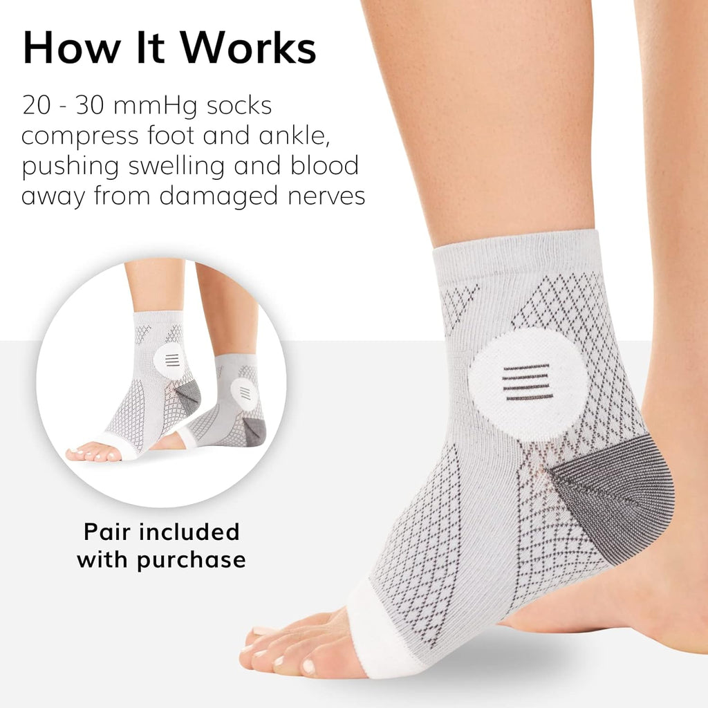 Neuropathy Socks for Swollen Feet and Ankles | Pack of 2