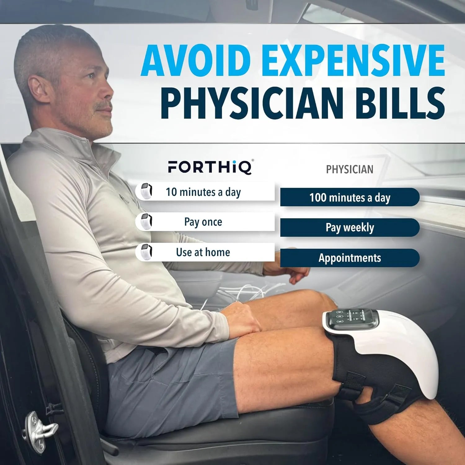 Kneva™ | 3 in 1 Cordless Knee Massager