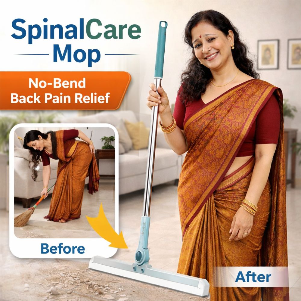 SpinalCare Mop | Ergonomic Floor Mop for Back Pain Relief