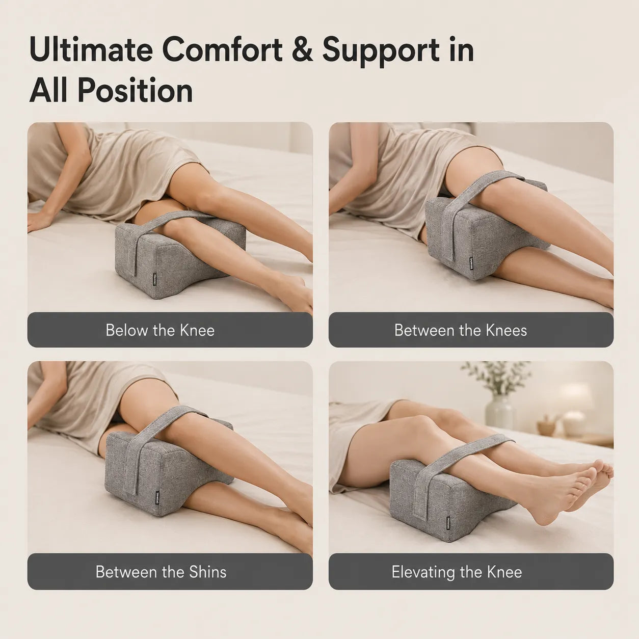 Ergonomic Knee Pillow