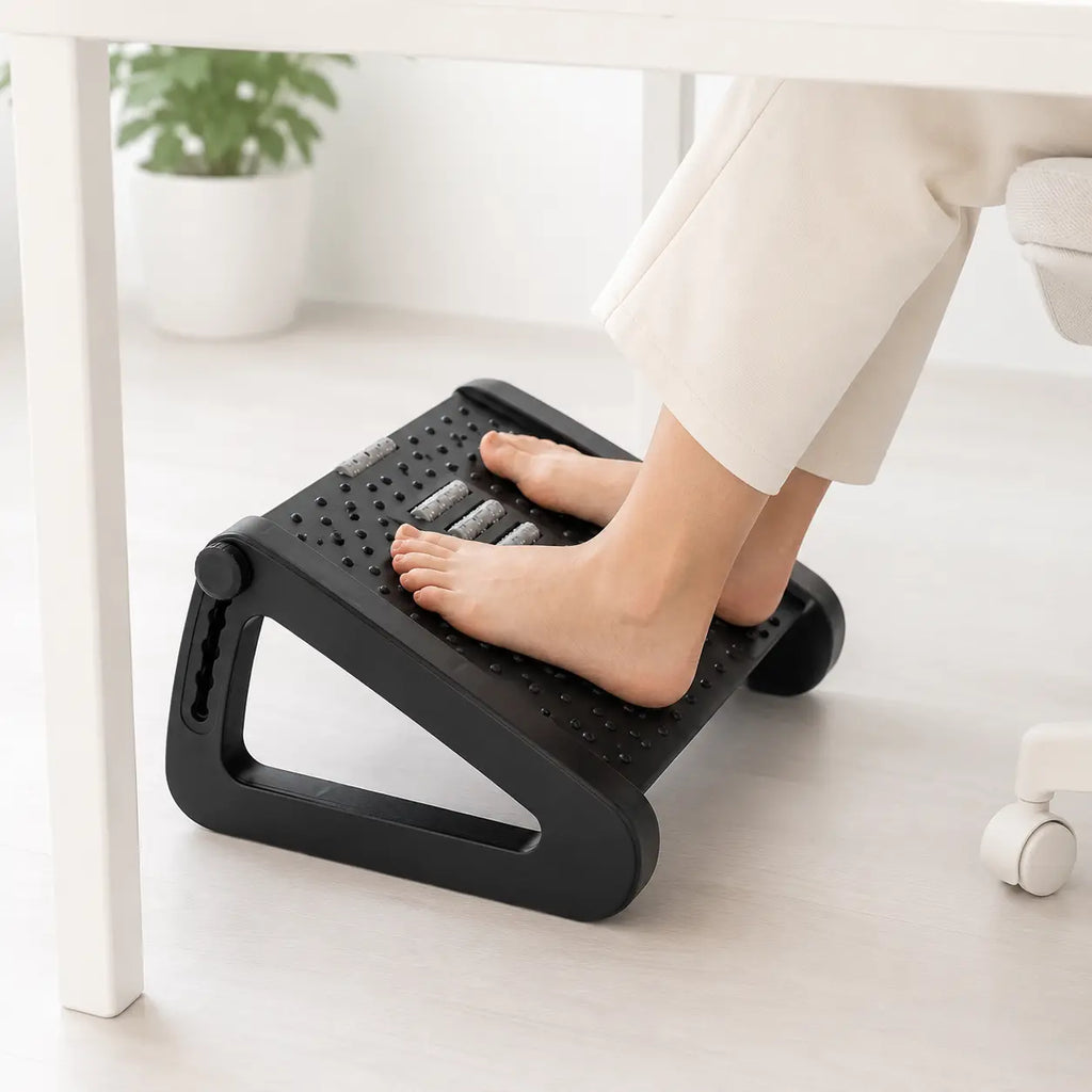 Ergonomic Adjustable Footrest Stool